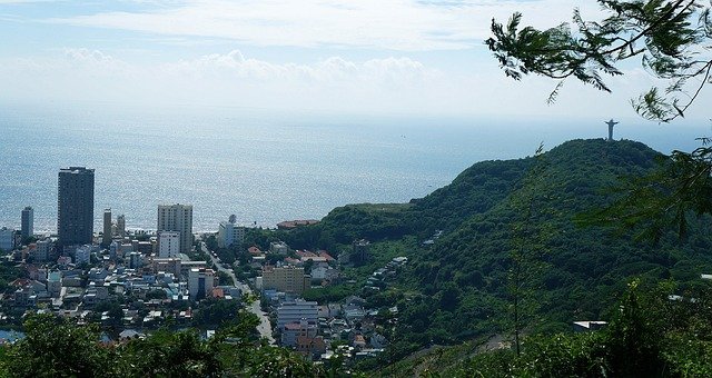 Vung Tau view from top of mountain