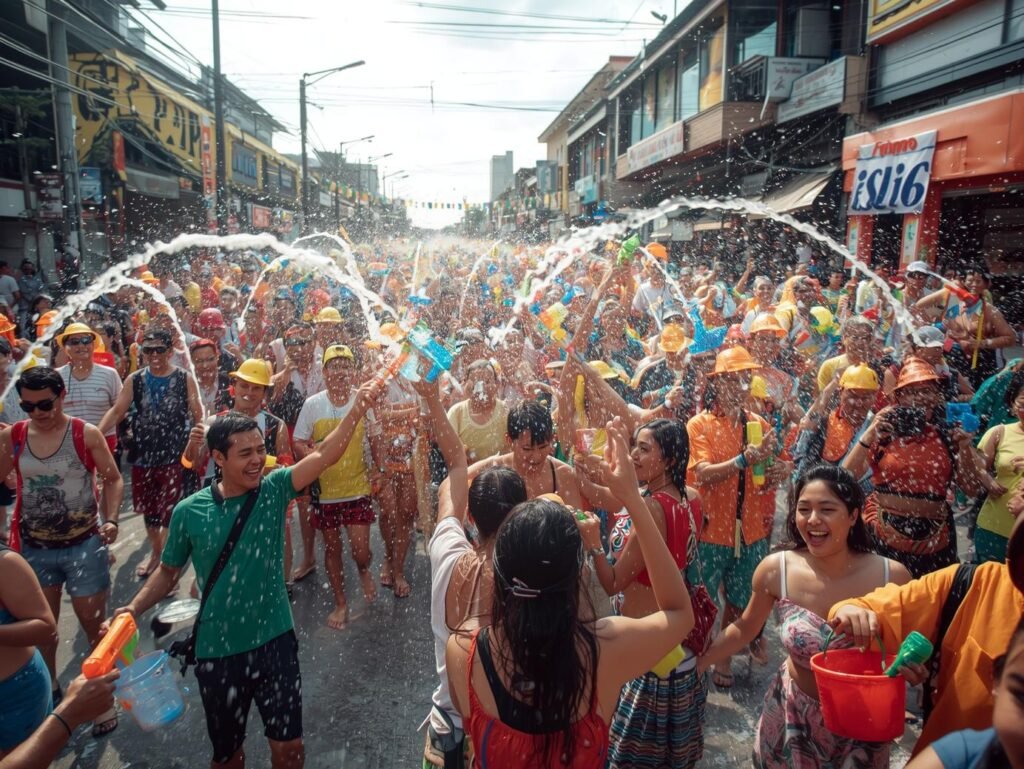 Songkran Festival Thai New Year Celebration