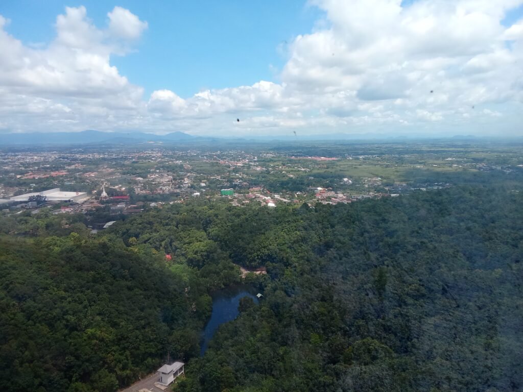 View from cable car in Hat Yai