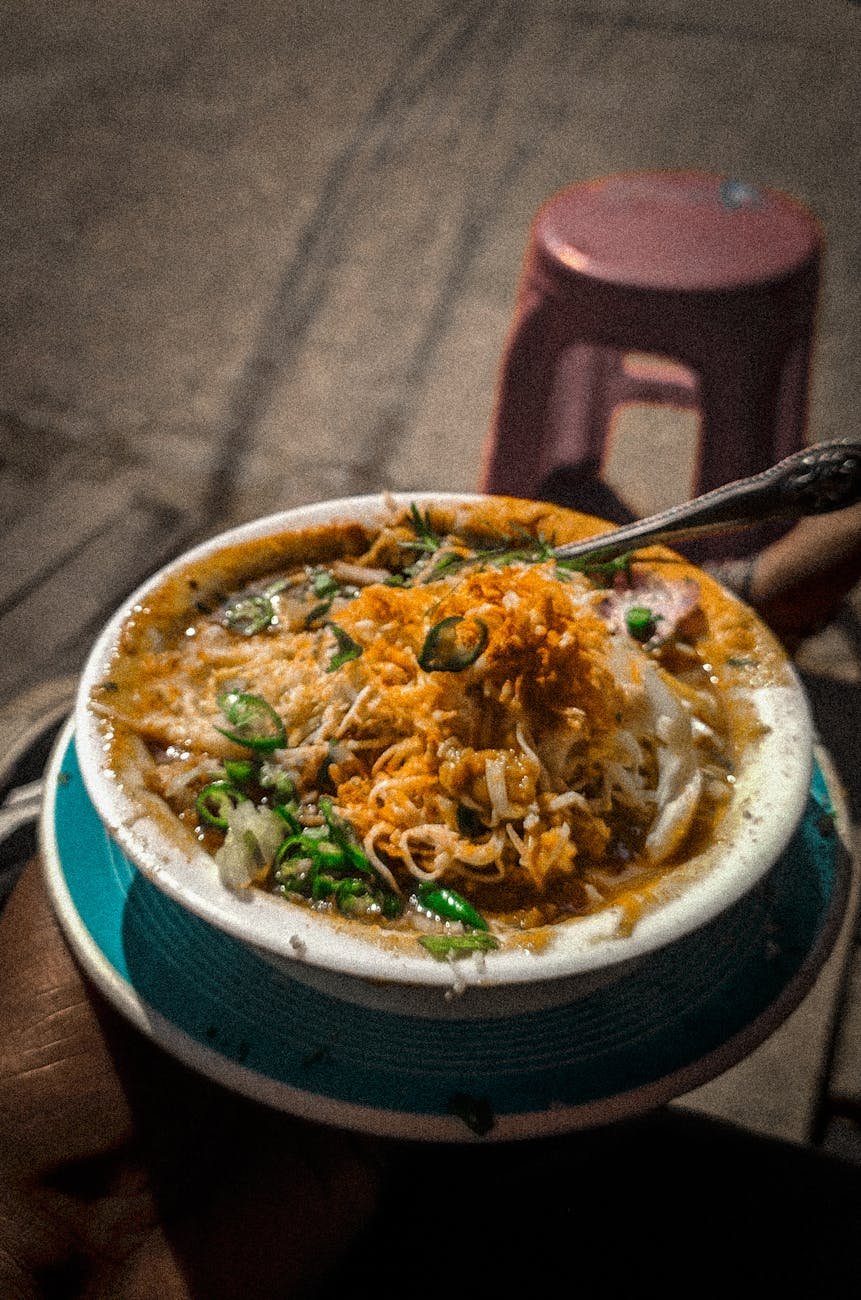 cooked food on white bowl