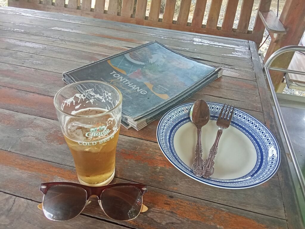 At a Thai style restaurant