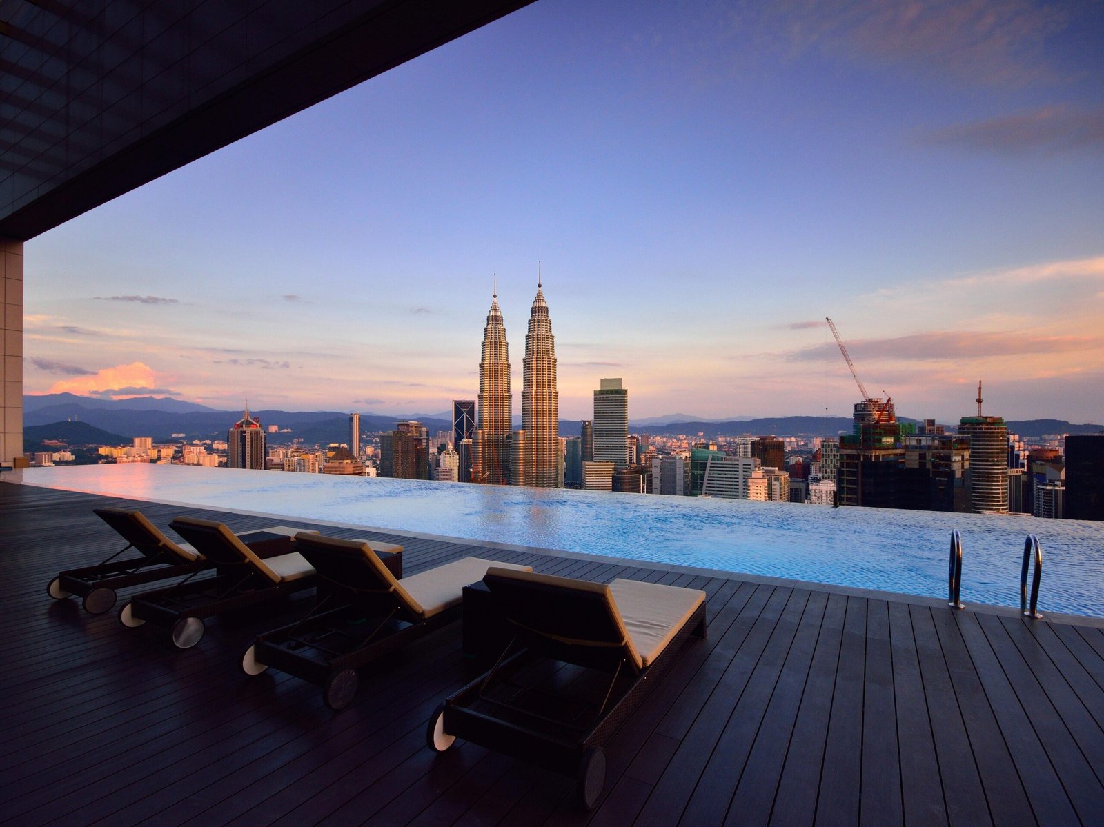 Pool in a condo in KL