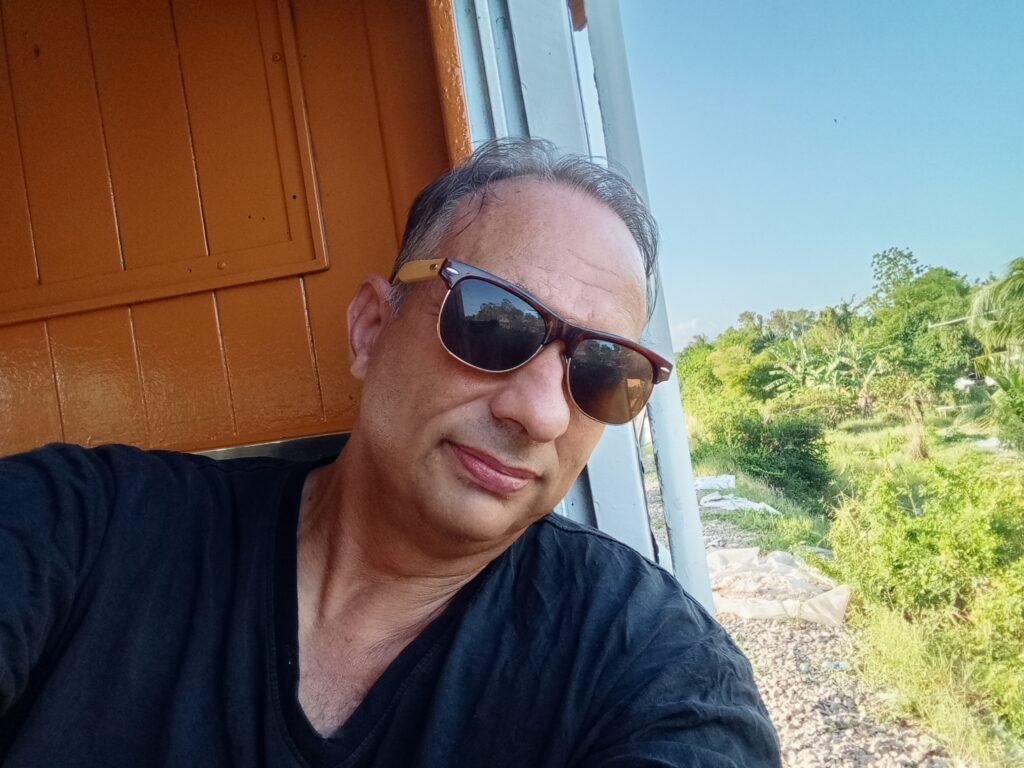 Me on the Padang Besar to Hat Yai train.