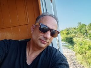 Me on the Padang Besar to Hat Yai train.