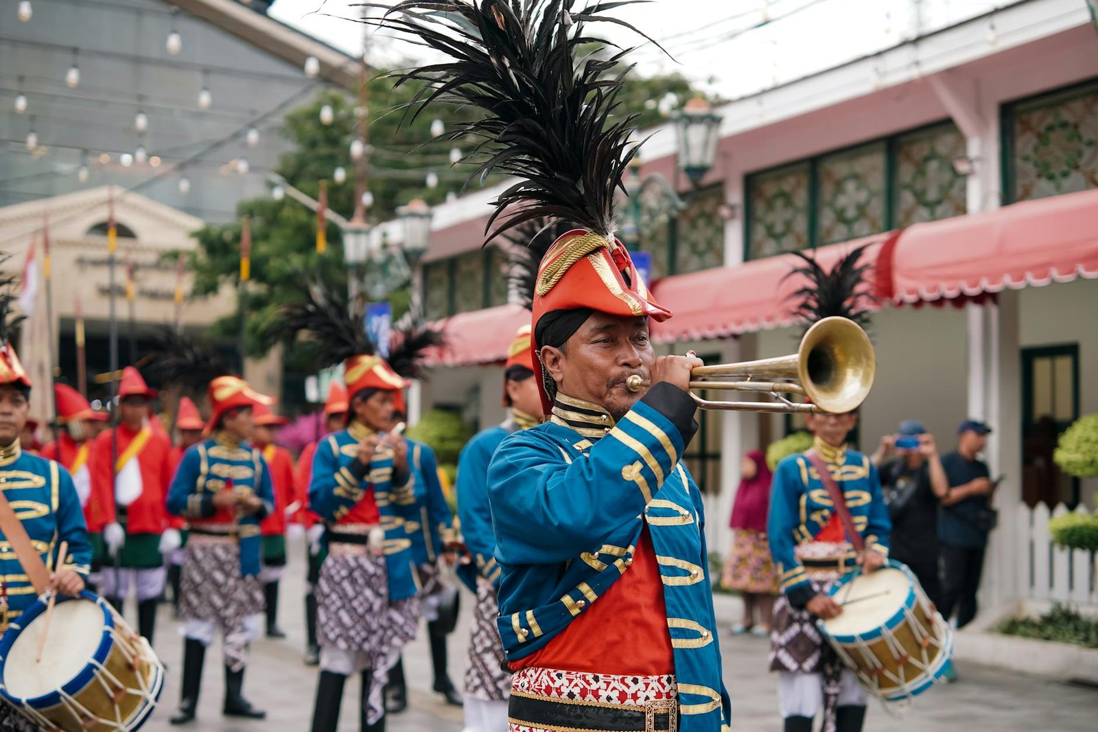 traditional parade in yogyakarta indonesia
