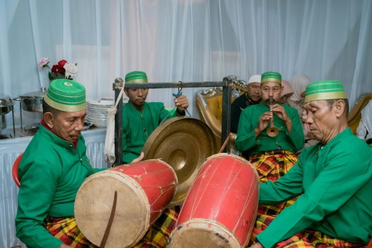 traditional indonesian music performance in kendari